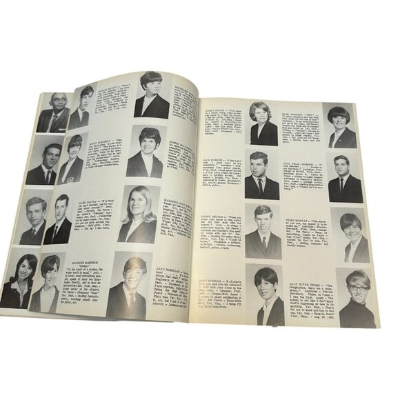 Lindsay Place High School Tartan Tie Yearbook 1969 Pointe Claire Quebec Book - Picture 5 of 6